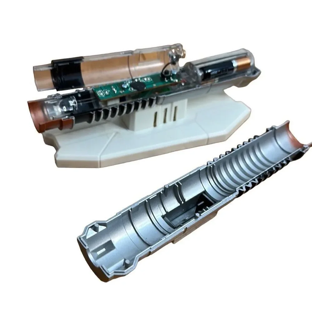 Miniature Star Wars Luke Skywalker mounted display light saber - partial